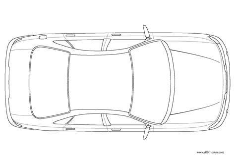 Car Top View Sketch at PaintingValley.com | Explore collection of Car ...