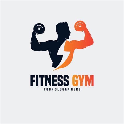 Fitness sport gym Logo design 11161966 Vector Art at Vecteezy