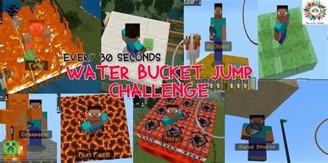 MLG Water Bucket Jump Challenges Addon (1.20, 1.19) - MCPE/Bedrock Mod ...