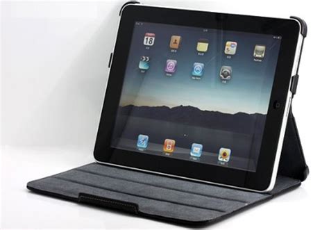 AYL Slim iPad leather cover - a true leather cover and a classy stand8777