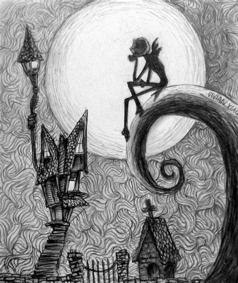 Best 25+ Nightmare before christmas drawings ideas on Pinterest | Zero ...