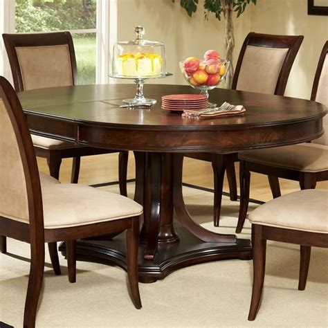 Fine Beautiful Circle Dining Room Table With Leaf Dolly Madison Black ...