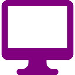 Purple desktop 2 icon - Free purple desktop icons