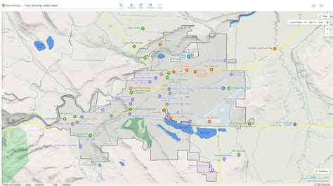 Cody Wyoming Map - United States