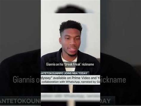 Giannis Antetokounmpo shared his thoughts about his nickname with ...