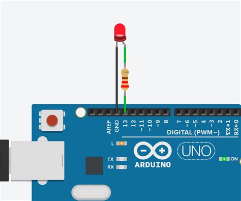 Blink an LED With Arduino in Tinkercad : 6 Steps (with Pictures ...