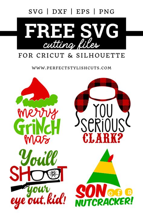 Free Christmas Movie SVG Bundle - PerfectStylishCuts | Free SVG Cut ...