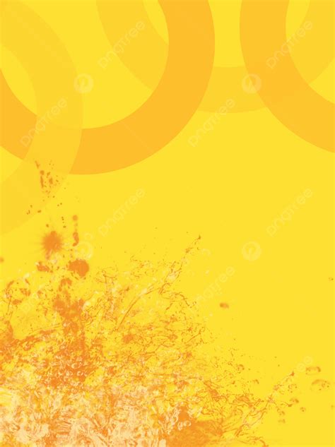 Drink Splash Yellow Background Material Wallpaper Image For Free ...