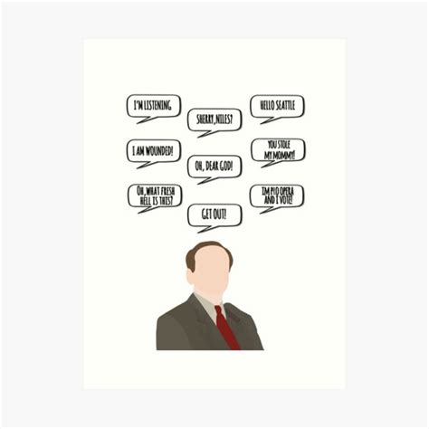 "Frasier crane quotes" Art Print for Sale by aluap106 | Redbubble