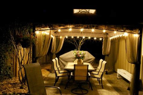 16+ Hanging outdoor gazebo lights ideas | yunlightsstringlights