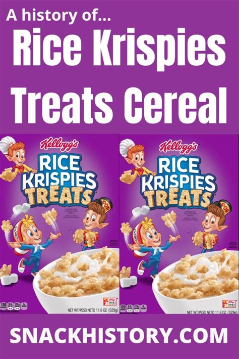 Rice Krispies Treats Cereal - Snack History