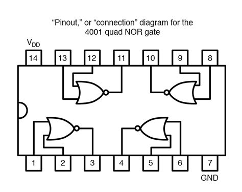 Nor Logic Gate Circuit Diagram