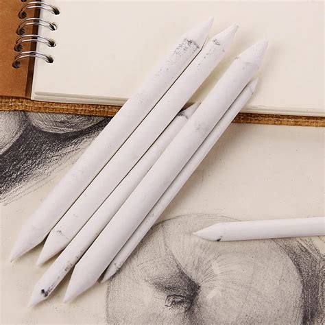 6pcs Blending Smudge Tortillon Stump Sketch 6 Sizes Art Drawing Tool ...