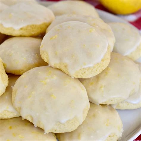 Italian Lemon Drop Cookies (Glazed Lemon Cookies) - This Italian Kitchen