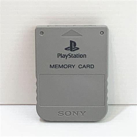 Genuine Original Playstation 1 Ps1 Memory Card - 100% Tested Works ...