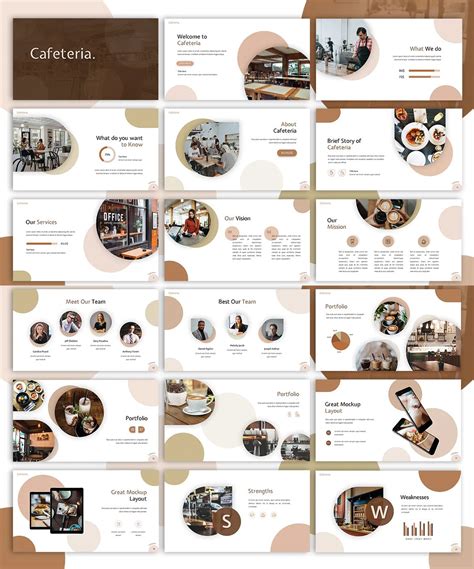 Restaurant Google Slides Template | Layout per presentazioni ...