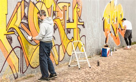 Graffiti Wall Mural Stock Photos, Pictures & Royalty-Free Images - iStock