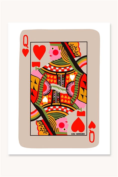 Queen of Hearts - Art Print – Lisa Congdon Art & Illustration