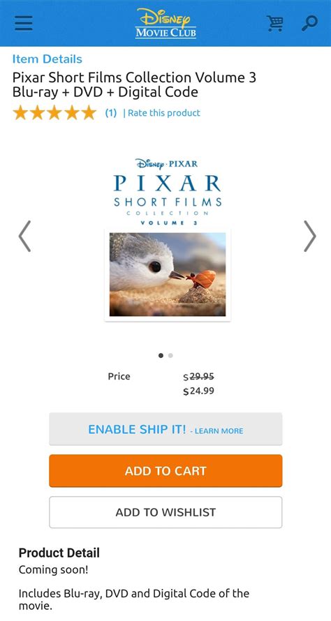 Pixar Short Films Collection: Volume 3 is releasing later this year! It ...