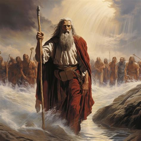 Moses Parting The Red Sea Painting - Infoupdate.org