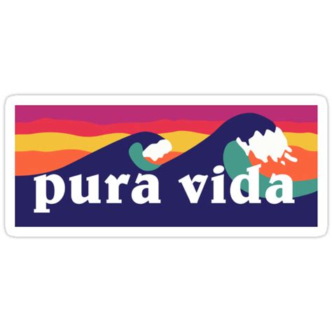 "Pura Vida" Stickers by lizwar | Redbubble