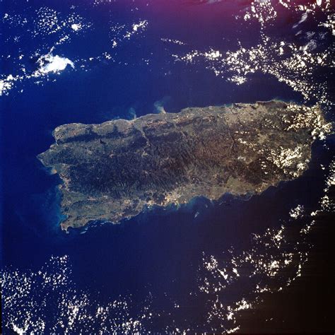 Puerto Rico Satellite Map