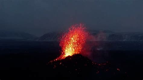 WATCH: Drone flies over Iceland volcano – NBC New York