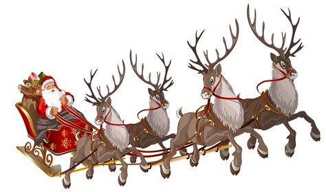 Free Santa Sleigh Transparent, Download Free Santa Sleigh Transparent ...