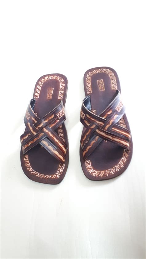 Men X Strap Leather Sandals - Enlight Designs