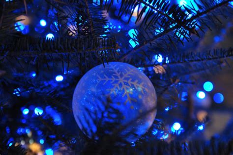 Blue Christmas Lights And Ornament Pictures, Photos, and Images for ...