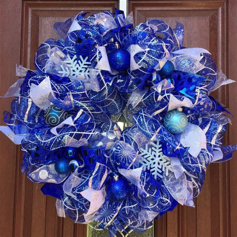 10+ Blue And White Christmas Wreath