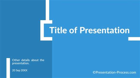 Flat Design Templates: PowerPoint Title Slide