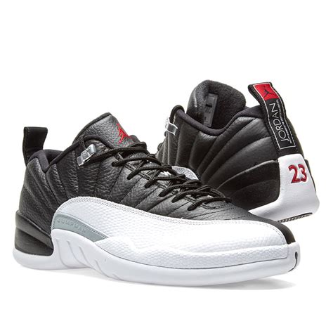 Nike Air Jordan 12 Retro Low Black, Varsity Red & White | END. (JP)