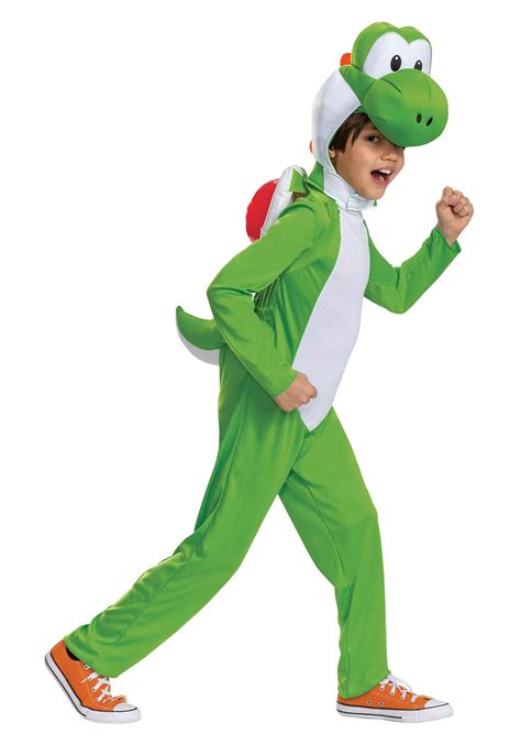 Kid's Super Mario Brothers Yoshi Costume | Nintendo Halloween Costume