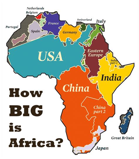 Africa Continent Splitting Map