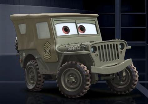 CARS - SARGE My Eyes Change - Mattel Disney Pixar