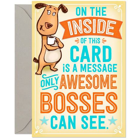 For an Awesome Boss Pop Up Boss's Day Card - Greeting Cards - Hallmark