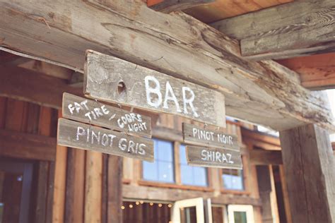 Rustic Bar Signage