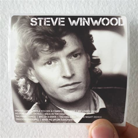 Steve Winwood Icon Album Cover Sticker