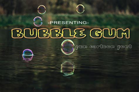 Bubble Gum Font By Syakaltype · Creative Fabrica