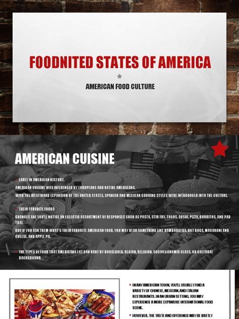 American Food Culture | PDF