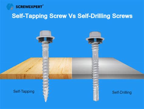 Self-Tapping vs Self –Drilling Screws - Screw Expert