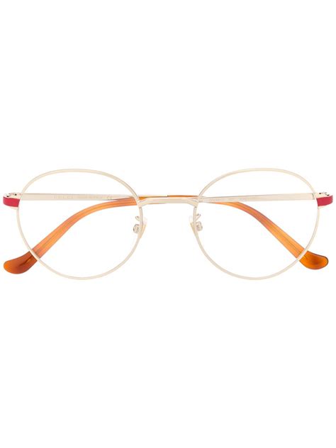 Gucci Eyewear Round Frame Glasses - Farfetch