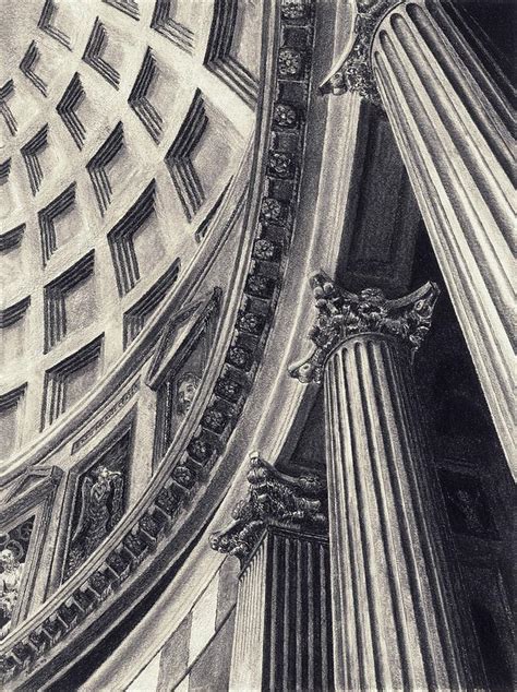 Pantheon Drawing at PaintingValley.com | Explore collection of Pantheon ...