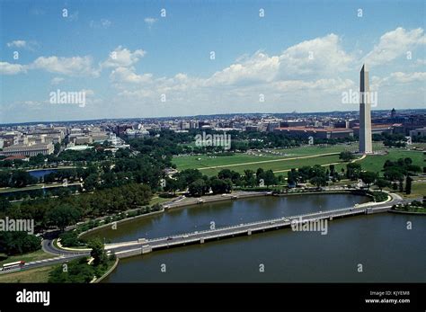 Aerial view of the National Mall 14507v Stock Photo - Alamy