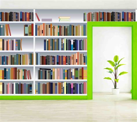 Bookshelf Wallpaper for Desktop - WallpaperSafari