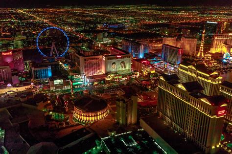 Las Vegas Skyline Night Stock Photo - Download Image Now - iStock