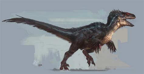 Jurassic Park 3 feathered raptor by RAPHTOR on DeviantArt