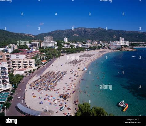 Palma Nova Beach Majorca Balearics Spain Stock Photo - Alamy