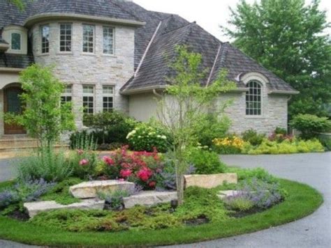 Circular Driveway Landscaping - Landscape Architecture Modern Park Design